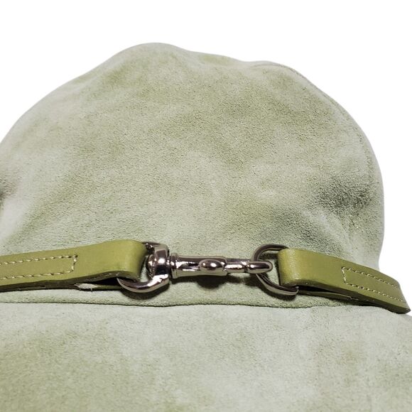 Vintage Coach Suede Leather Floppy Hat Signature Jacquard Lining Y2K NWT RARE main image 9